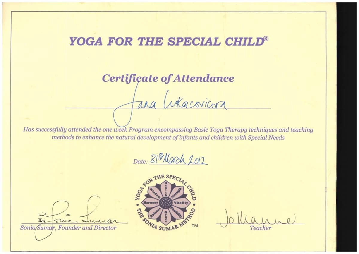 Yoga for the Special Child — Basic Yoga Therapy