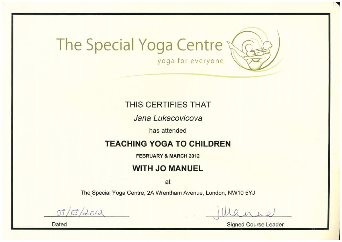 Teaching Yoga to Children