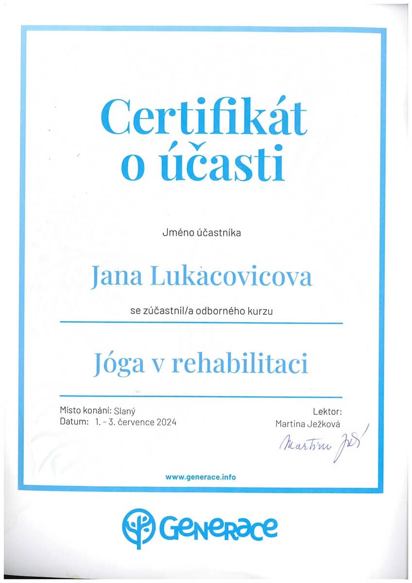 Jóga v rehabilitaci
